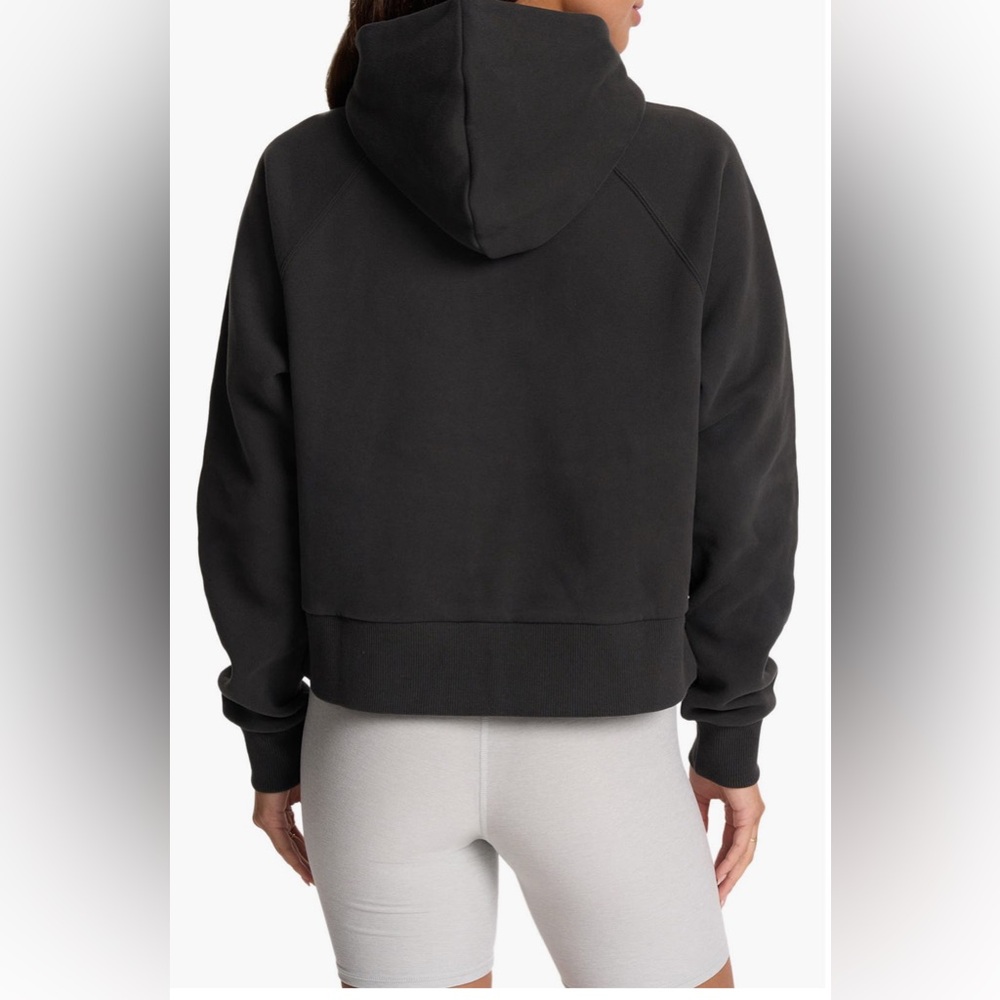New VUORI restore Half Zip Hoodie Sweatshirt Washed Black Women's Large - Picture 2 of 7